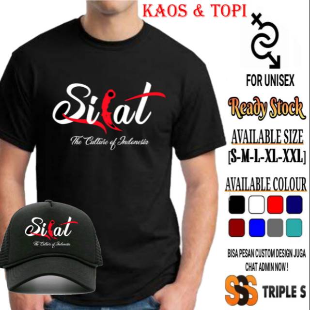 KAOS DAN TOPI IPSI PENCAK SILAT THE CULTURE OF INDONESIA