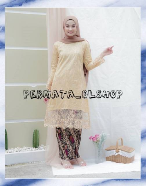 KEBAYA TUNIK TULLE SAHILA - KEBAYA WISUDA - KEBAYA PESTA