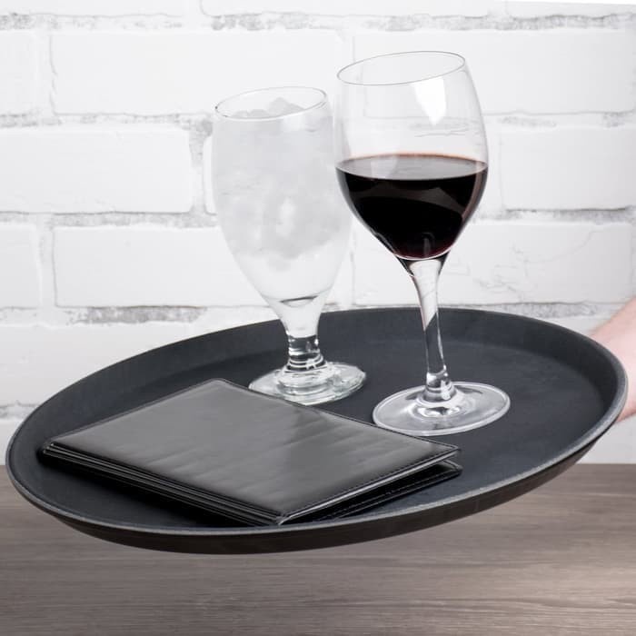 Tray / Nampan / Baki anti slip bulat 35cm 40cm