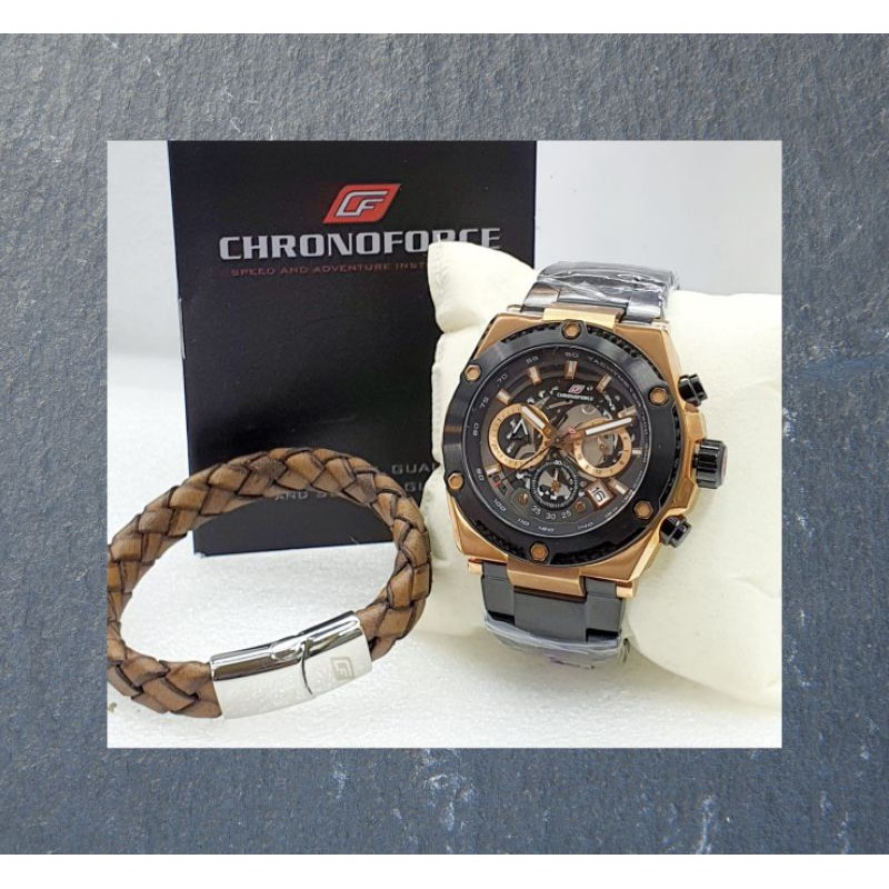 JAM TANGAN PRIA CHRONOFORCE 5297 100% ORIGINAL