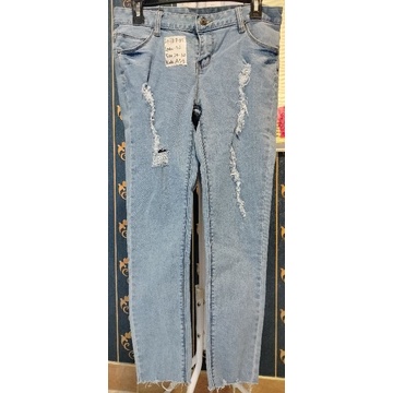 Celana Jeans Riped. Rawis. HW. Boyfriend Import Premium