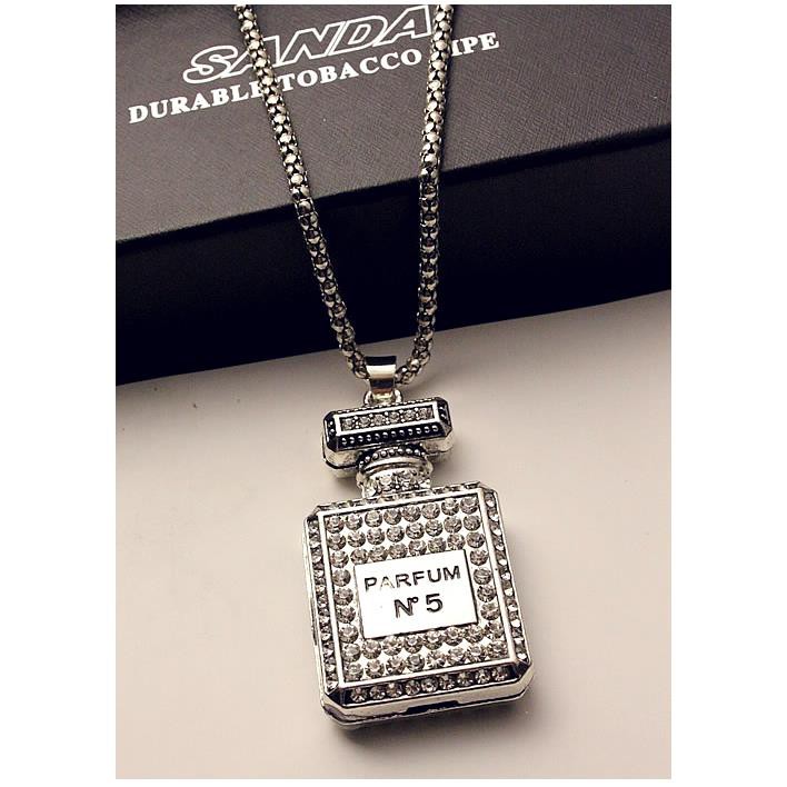 kalung botol parfum fashion perfume bottle necklace jewelry (2J3) jka111