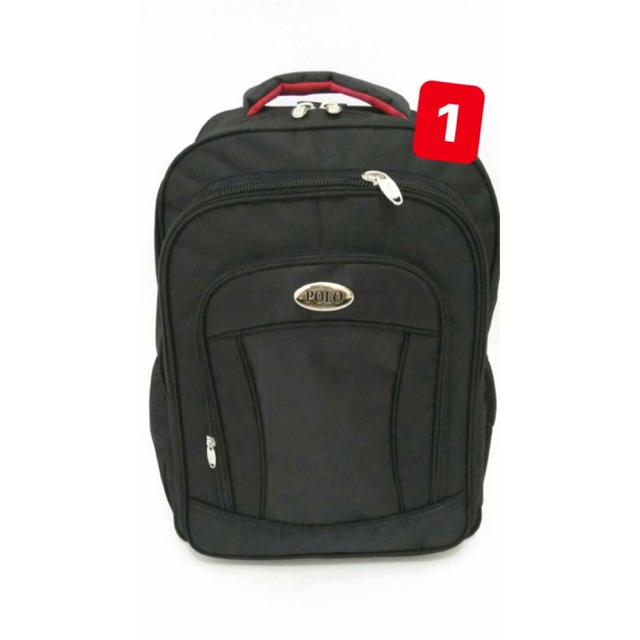 Backpack polo / ransel polo / backpack murah / backpack cowo tas sekolah tas kerja Produk Imitasi/KW is