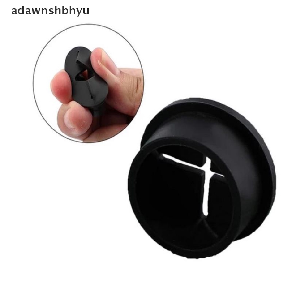 [adawnshbhyu] 2pcs Penutup Lubang Kabel Silikon Fleksibel Desk Cord Grommet Karet Grommet