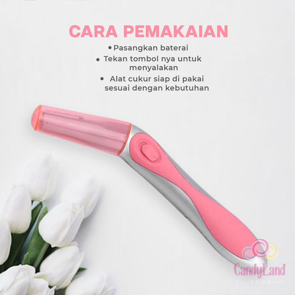 Alat Cukur Bulu Kemaluan Wanita Elektrik Bikini Trimmer Hair Remover