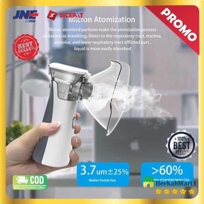 Alat Terapi Pernafasan Asma Nebulizer Inhaler Atomizer - YK-N2