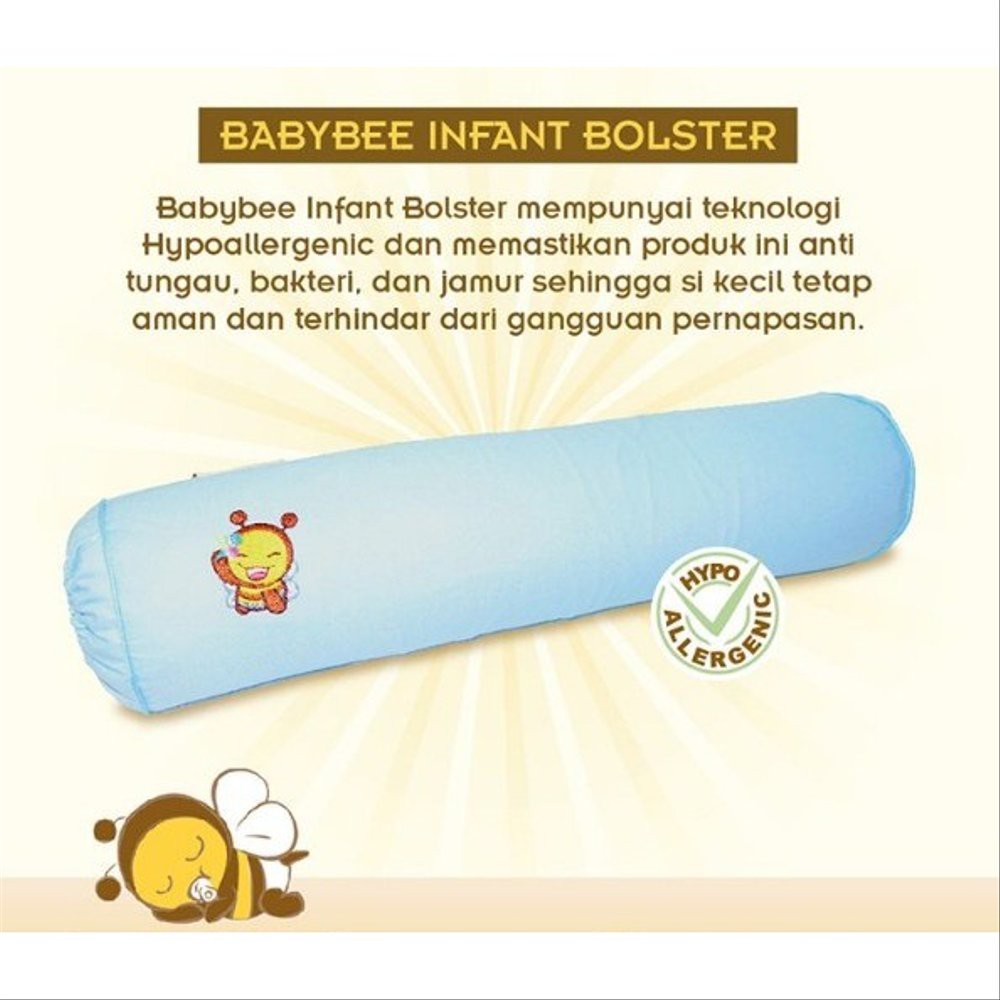 Babybee Latex Infant Bolster with Case