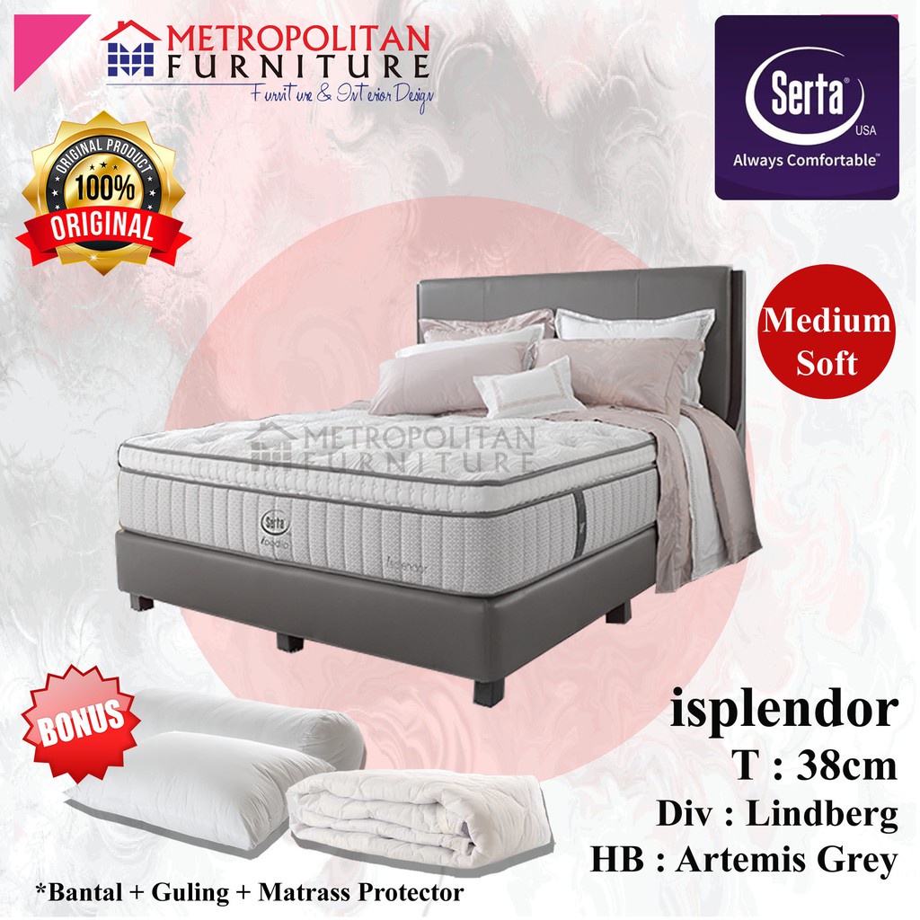 Springbed SERTA iSplendor FULL SET Kasur Spring bed Matras