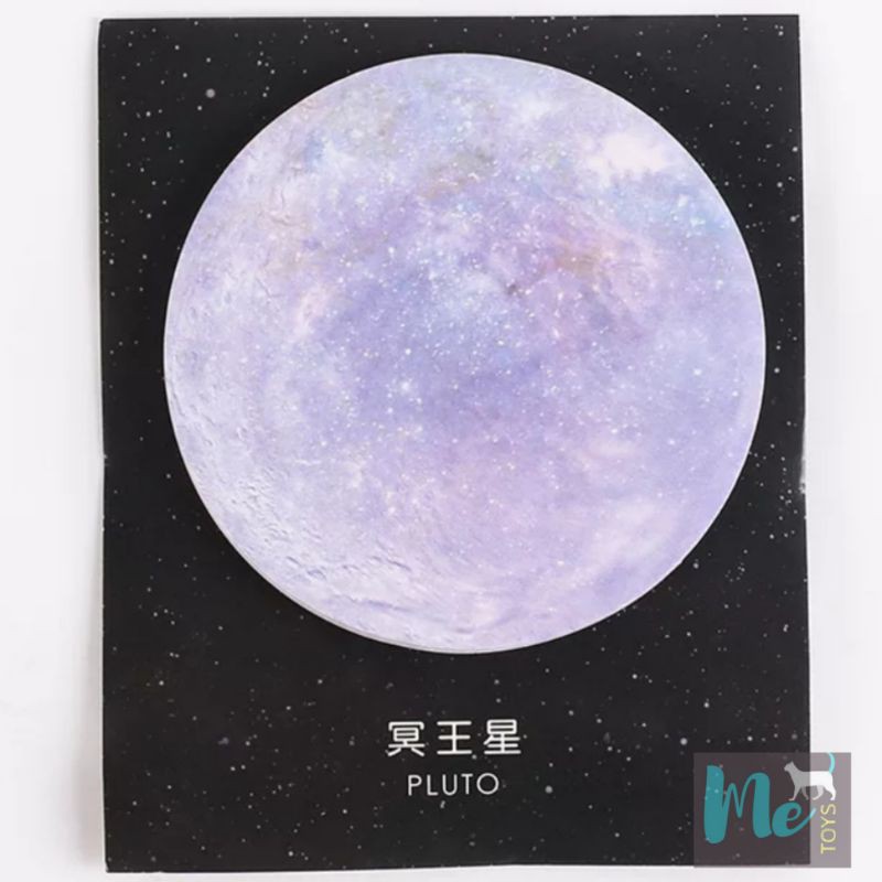 Planet Post-it Notes / Sticky Note Bentuk Planet 1-Pluto