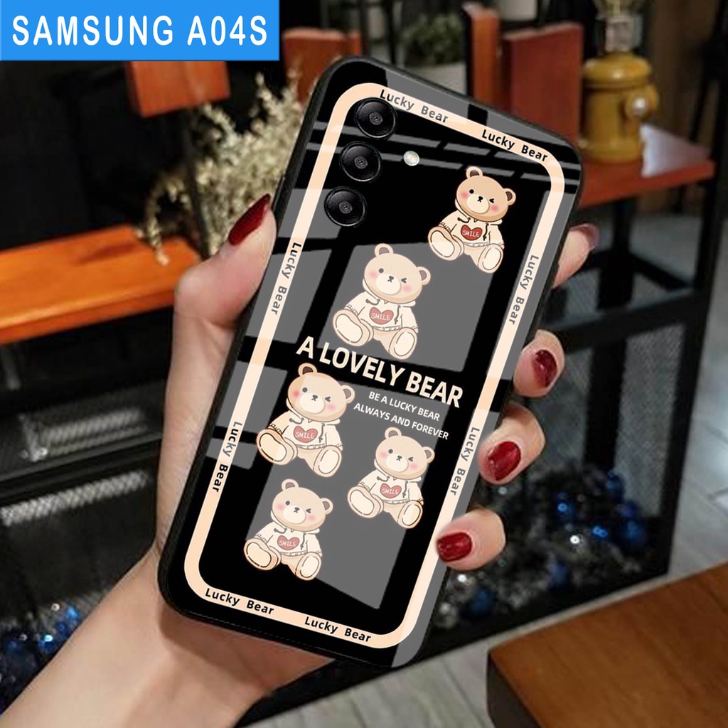 (S101) SoftCase Glass SAMSUNG A04S - casing Terbaru handphone - SAMSUNG A04S  - pelindung handphone 