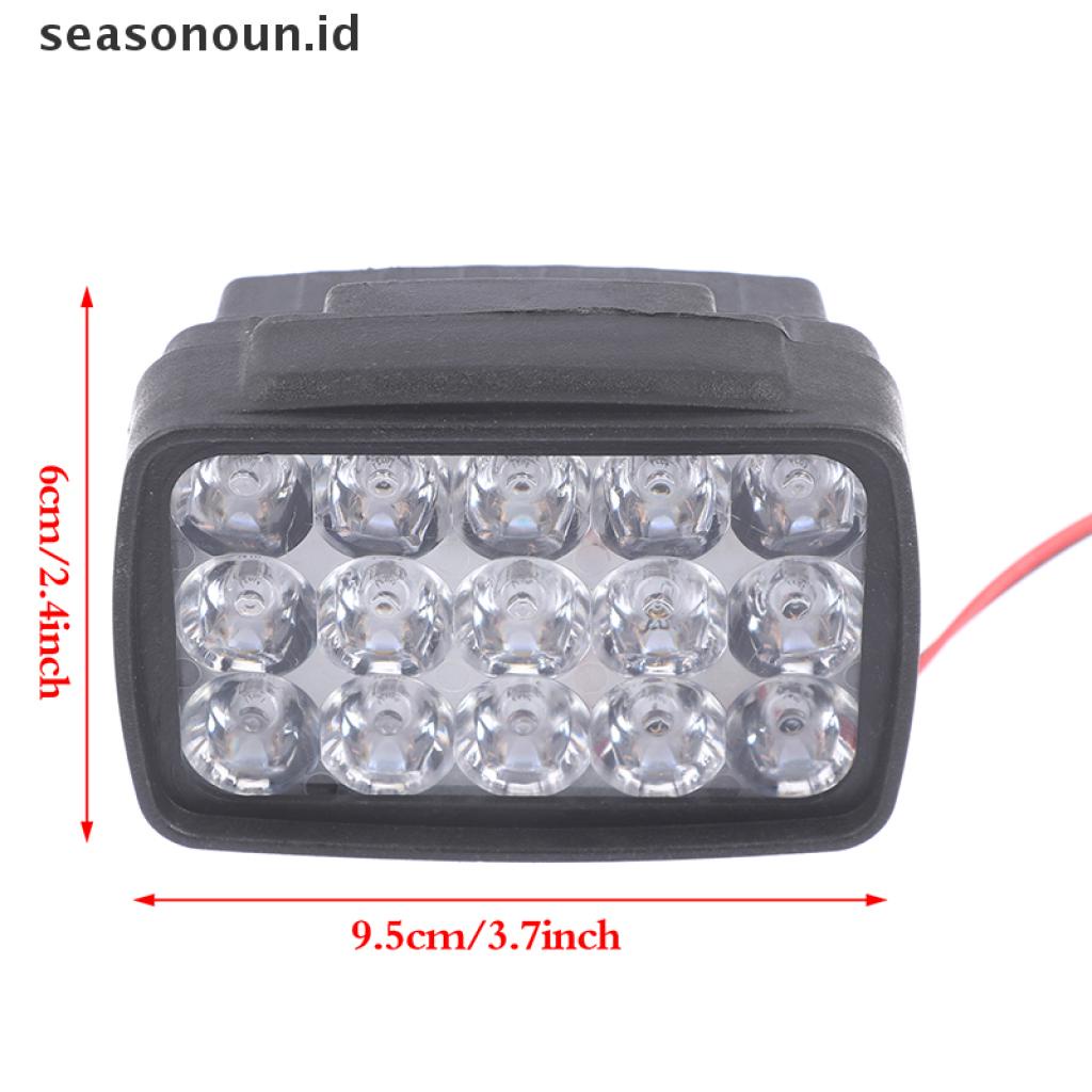 (seasonoun) Lampu Sorot 15 LED 1000LM Untuk Motor ATV Skuter