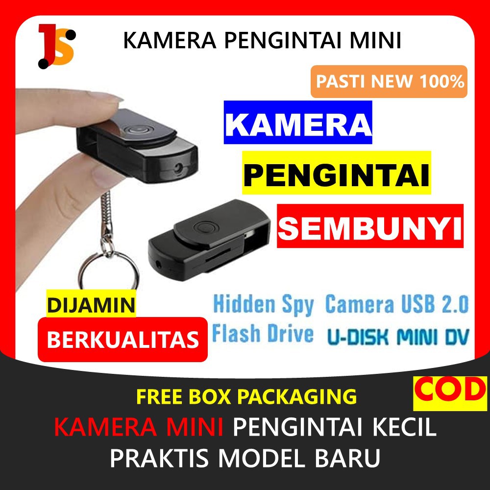 KAMERA PENGINTAI MINI CCTV CAMERA MINI SPY CAM CAMERA KAMERA KECIL TERSEMBUNYI CCTV WIFI MURAH JS132