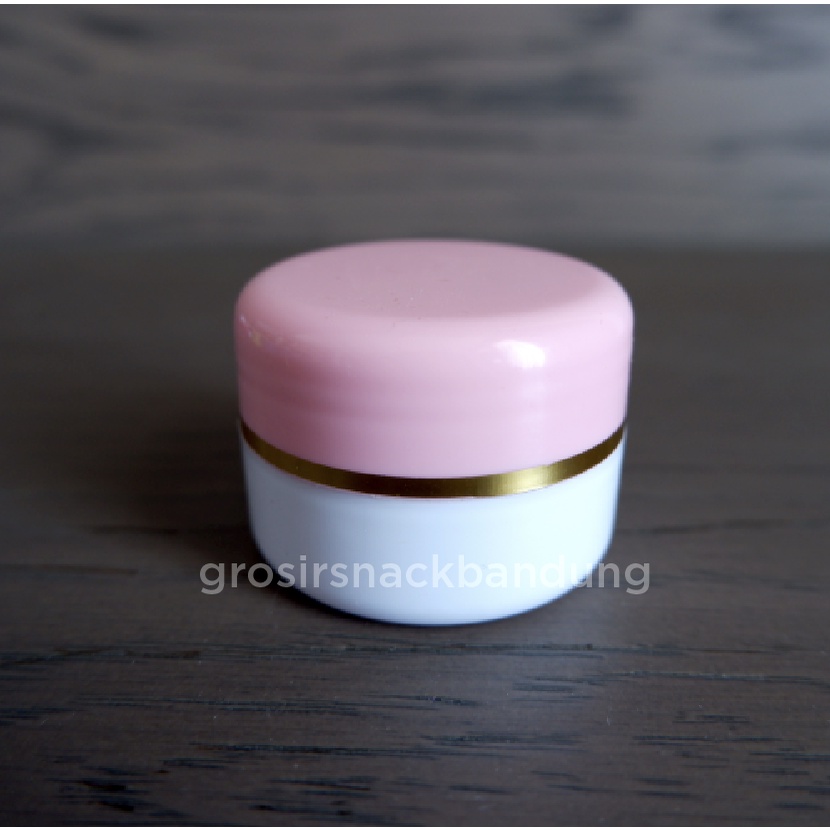 [1650 PCS] POT CREAM 12,5 GR - TUTUP PINK LIST GOLD