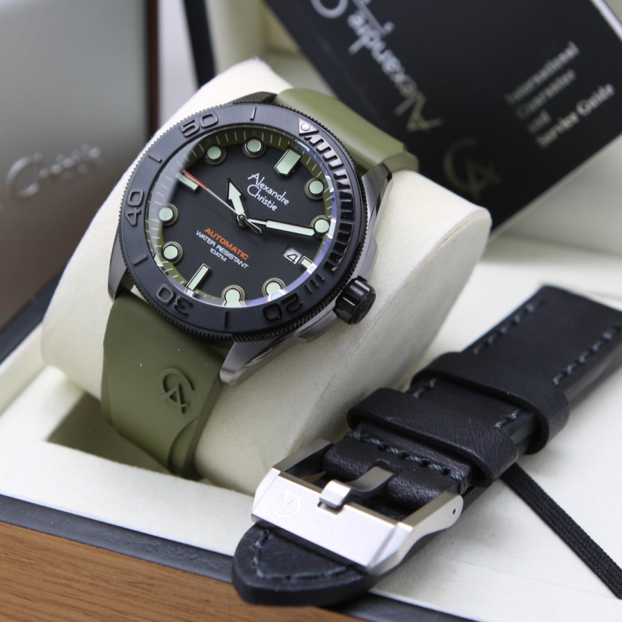 Alexandre Christie AC 3042 MA / AC3042 Automatic Jam Tangan Pria Original
