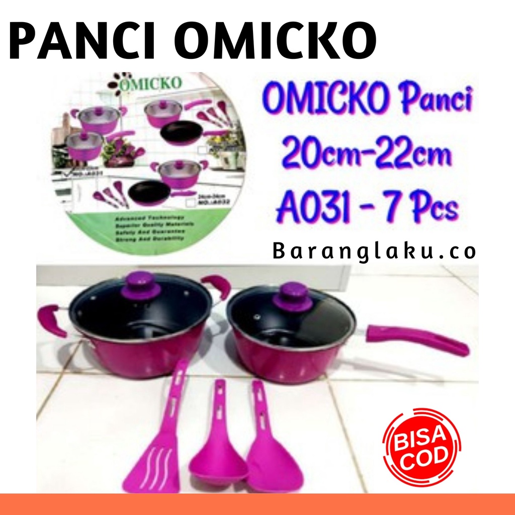 PANCI OMICKO SET OF 7 PCS / OMICKO PANCI SET LST-080ST