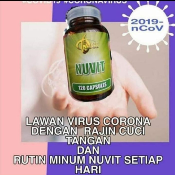 Kesehatan - Nuvit Suplemen Kesehatan Vitamin Imun Booster Original Mci - Nuvit