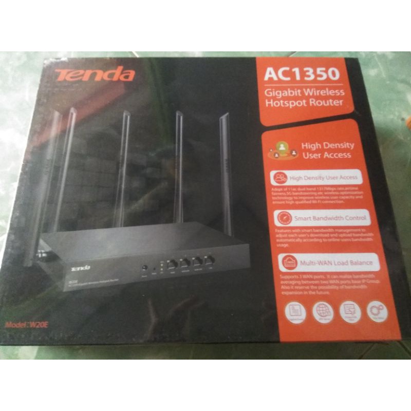 TENDA W20E AC1350 Gigabit Wireless Load Balance Router