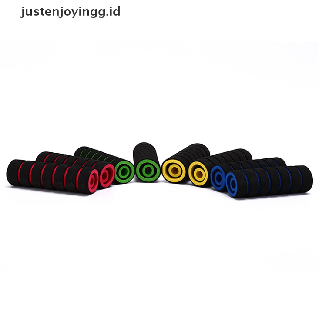 4pcs / set grip Stang Sepeda / Motor universal Bahan Busa Nyaman Warna Acak