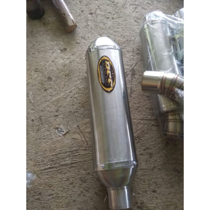 slincer knalpot BSS kapsul inlet 50mm PNP buat motor herex bebek matic sport. bas padat