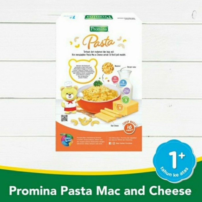 PROMINA Pasta Mac and Cheese Pasta Bayi Keju Asli Baby Food 70gr