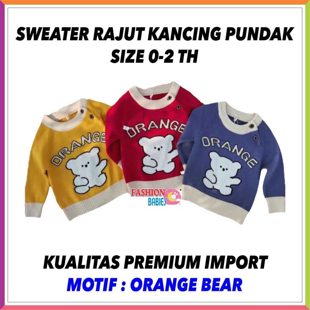 ❤ Fashionbabies ❤ SWEATER IMPORT BABY BOY PREMIUM KANCING PUNDAK | SWEATER ANAK IMPORT