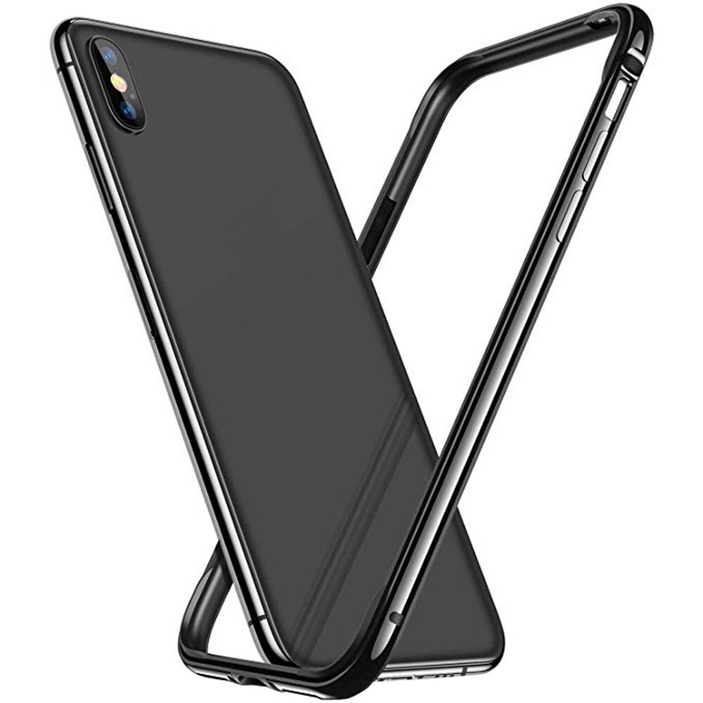 Casing Softcase TPU shockproof + frame Metal Untuk iphone 11 Pro MAX 7 8 X XR XS MAX SE 2020 2022