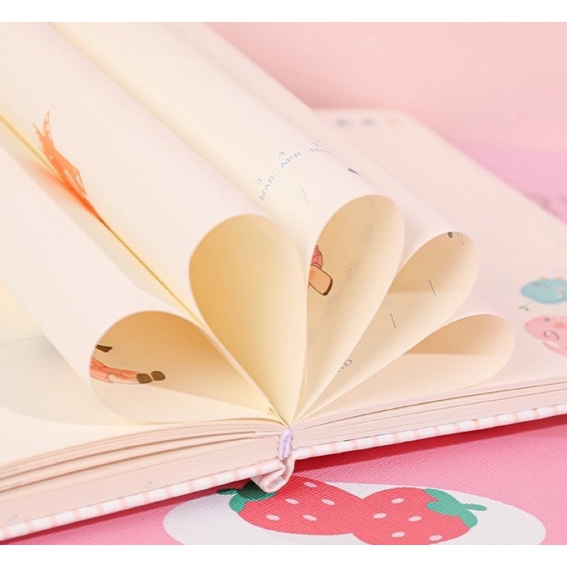 KENSHO Diary Notebook Buku Catatan Lucu Import Premium / Karakter / Imut / Fancy / Tebal