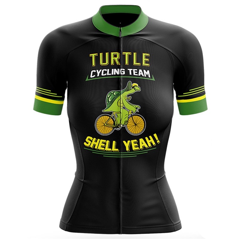 Turtle Cycling Club Kuya Jersey baju Sepeda Road bike Wanita kura kura