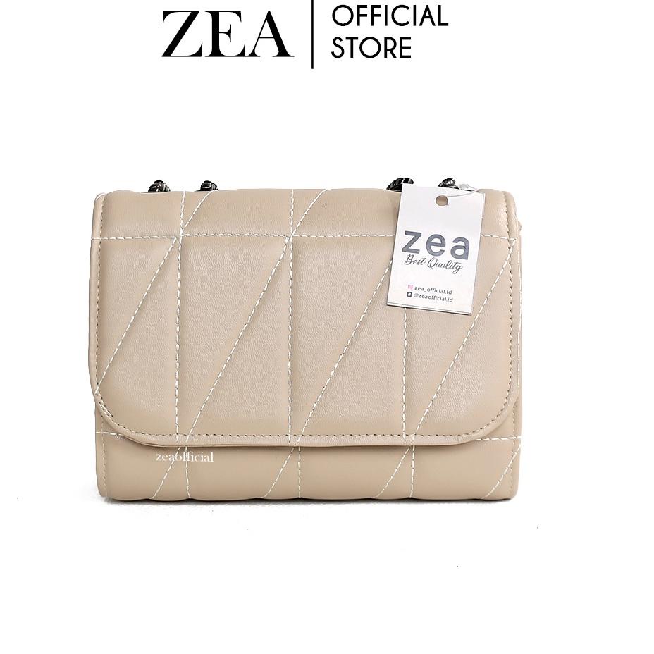 [ZEA OFFICIAL] Sling Bag Wanita Tas Selempang Wanita Import Sling Bag Cewek - Alvine ▪ KMJ.25Au22ᶻ