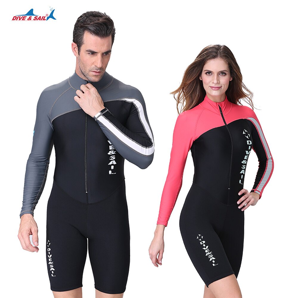 PREORDER Menyelam & Layar 1.5MM Neoprene Wetsuit Pria Wanita Panjang/Lengan Pendek Batang One