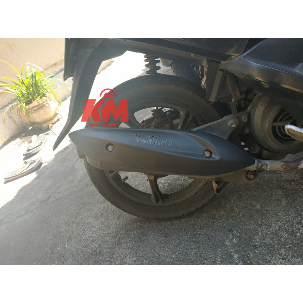 Tutup Cover Pelindung Knalpot Motor Yamaha MIO SPORTY MIO SOUL MIO SMILE Variasi Aksesoris Knalpot