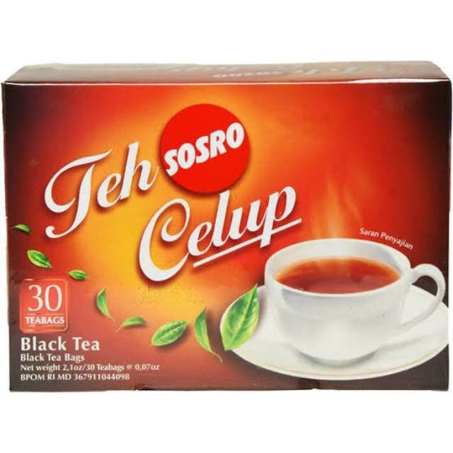 

Teh Celup Sosro 30 Kantong - Black Tea 30 Teabags