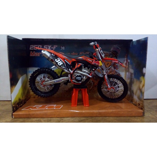 Diecast Miniatur Motor Trail KTM 250 SX-F Murvin Musquin 2012 Replika Motor Trail Harga Murah