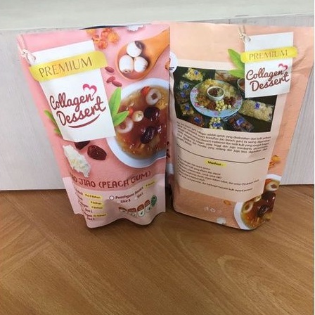 

PAKET LENGKAP - Premium DOUBLE PACK (isi 2x lipat) 15 Porsi PEACH GUM