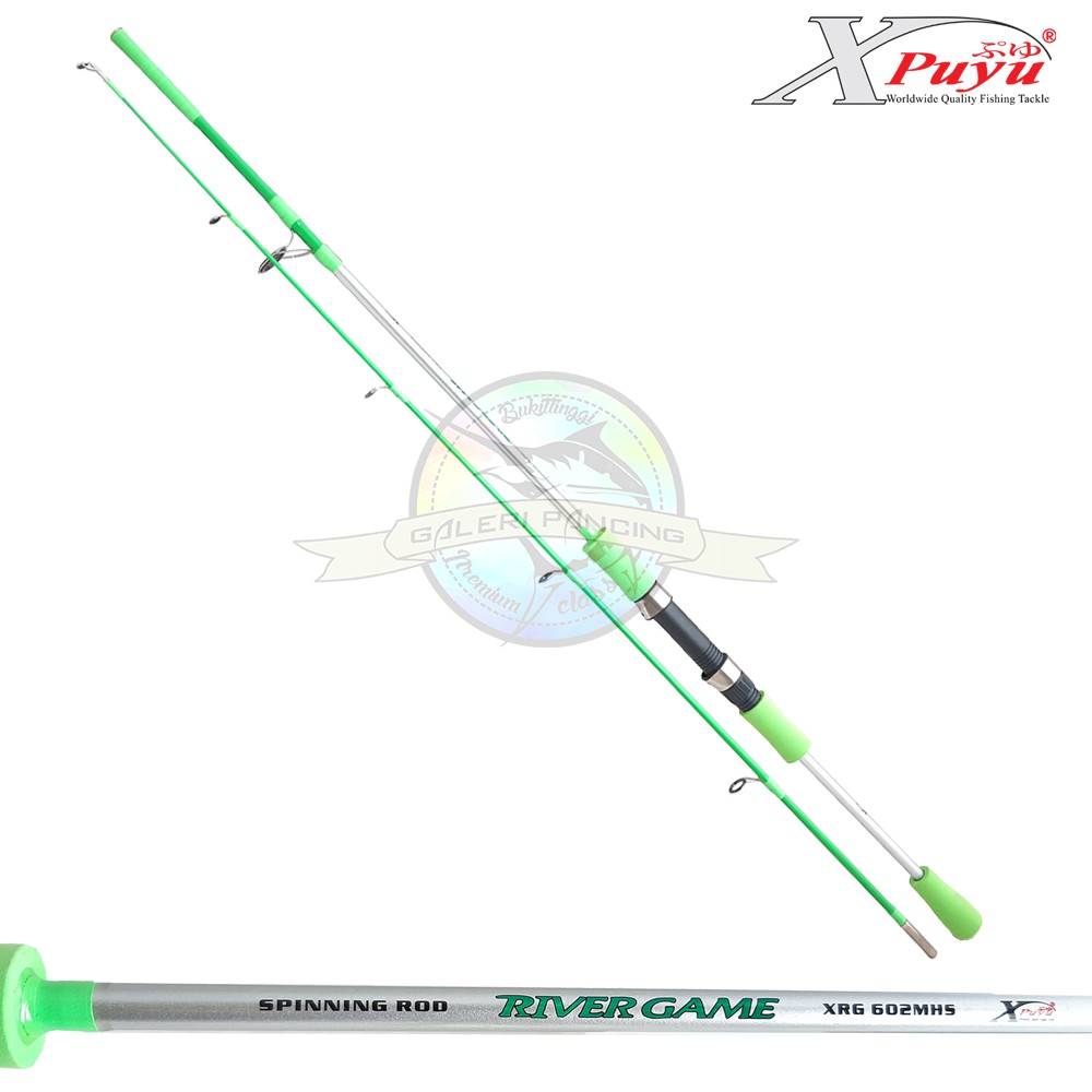 Joran Pancing X-Puyu River Game 602MHS - 180cm Fiber Solid 12-25lb