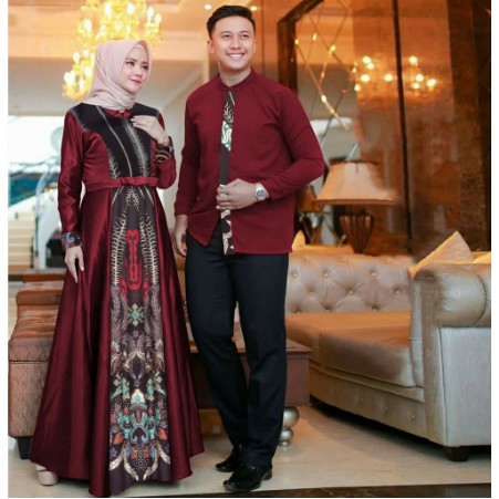 COUPLE MUSLIM DEWASA KEKINIAN/BAJU MUSLIM COUPLE SUAMI ISTRI TERBARU/COUPLE MUSLIM TERLARIS