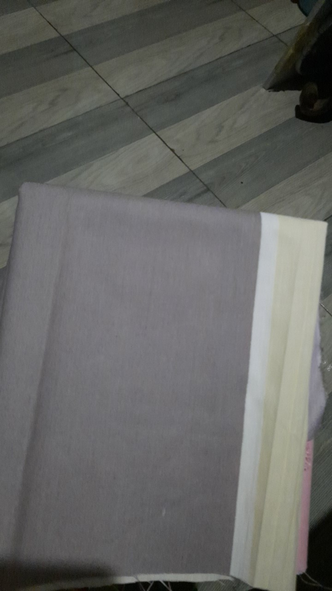 Bahan Kain Sprei Katun Lokal Cvc Motif Meteran