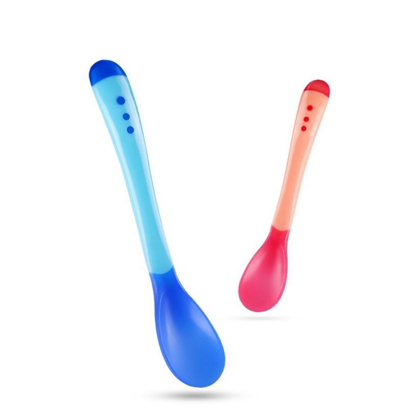 ready jakarta sendok silikon silicone sensor panas baby spoon heat sensor
