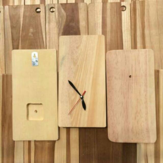 Hiasan Jam 30 X 15CM Jam Dinding Kayu/ Souvenir Jam Dinding 30x15cm