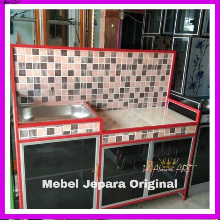 Wastafel / Rak Piring Aluminium Minimalis