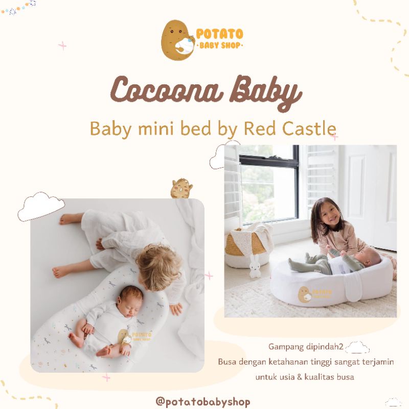 Red Castle Cocoona Baby - Kasur Bayi Cocoonababy Promo Gratis Sheet + Selimut