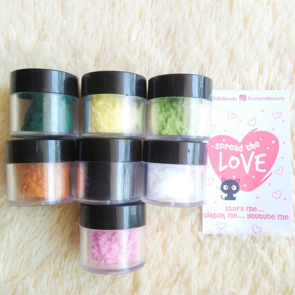 ICHIGO ACRYLIC POWDER 10GR NAIL ART &amp; NAIL VELVET 20G HIASAN KUKU