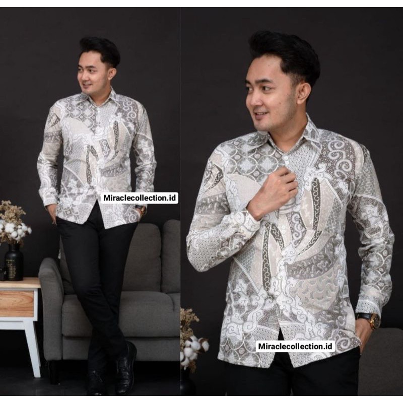 [new Arrival] Kemeja Batik Pria M L Xl Xxl | Hem Pria Katun Prima Exclusive Promo Bestseller