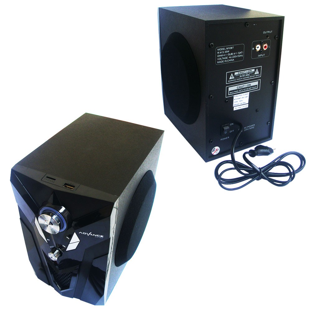 Trend-Advance Speaker Bluetooth Subwoofer M10BT M-10BT - Hitam