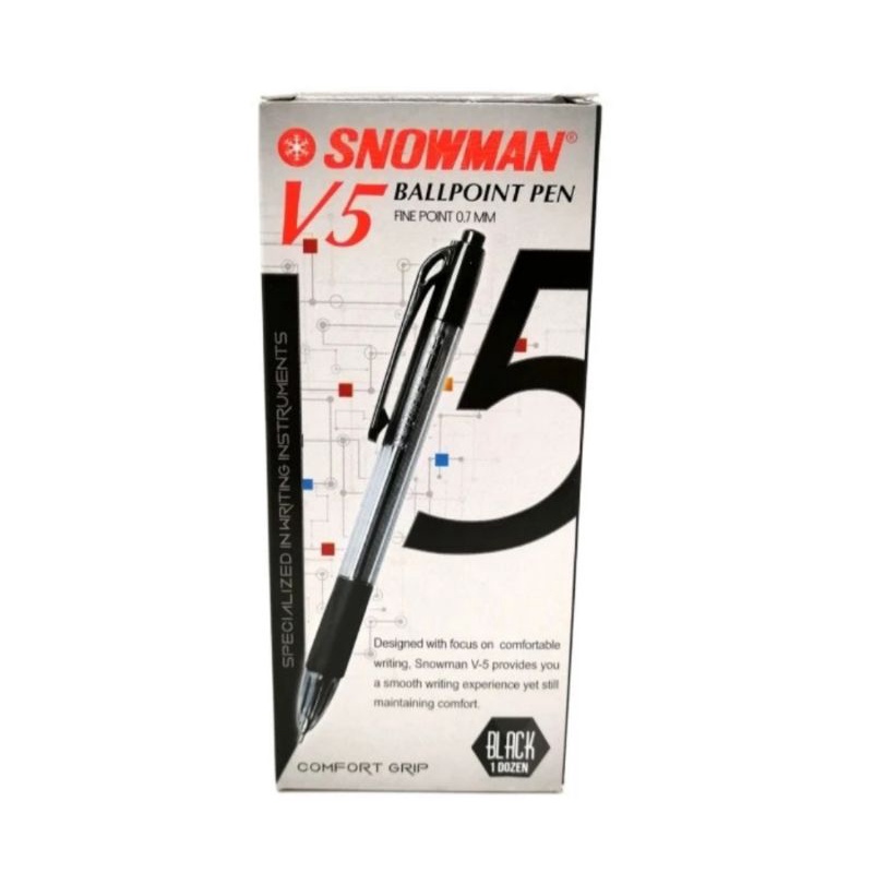 

Ballpoint Snowman V5 1 lusin