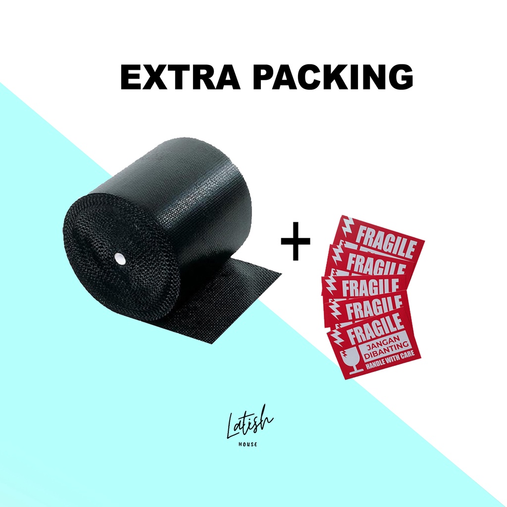 

Extra Packing Bubblewrap Tebal Dan Stiker Fragile | Agar paket aman dari kerusakan