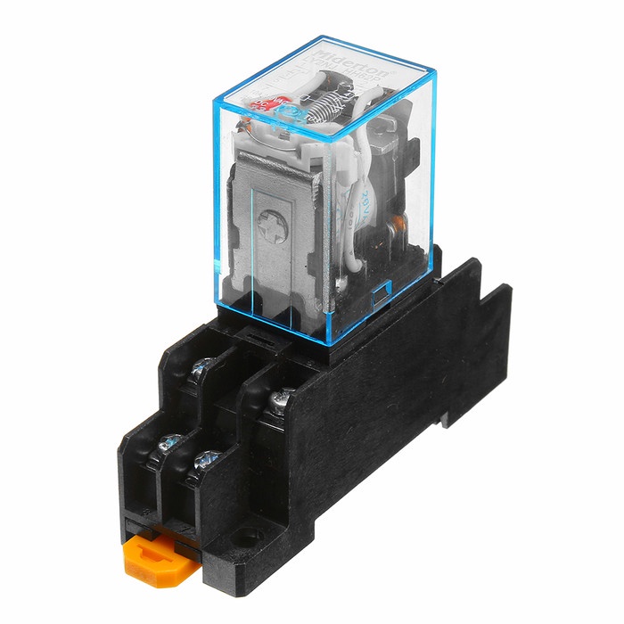 LY2NJ/JQX-13F Modul Relay Coil Power Ac240V 8-pin 10a Dengan Socket Base