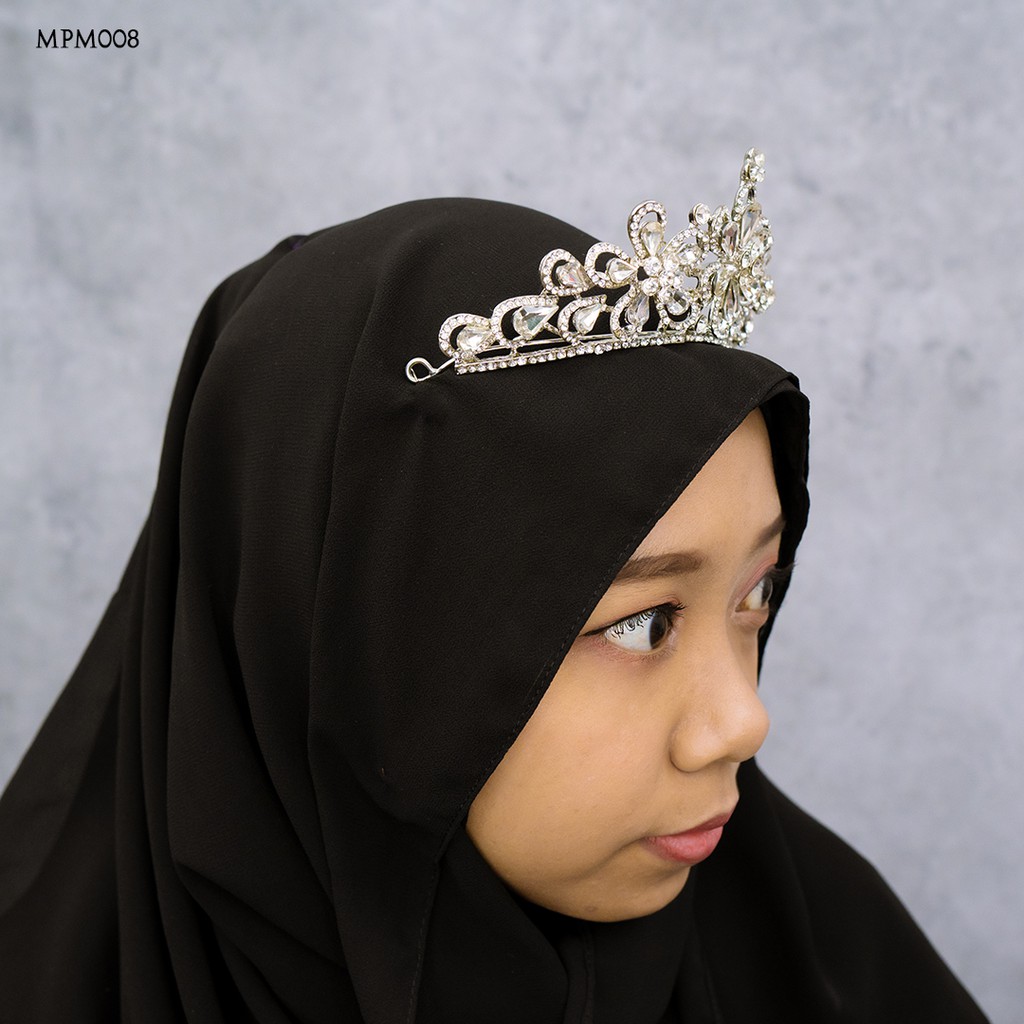 [READY STOCK] CROWN PENGANTIN SANGGUL HIJAB PESTA PERNIKAHAN MOTIF MPM008