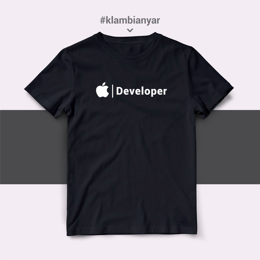 Baju Kaos Programmer - Apple Developer