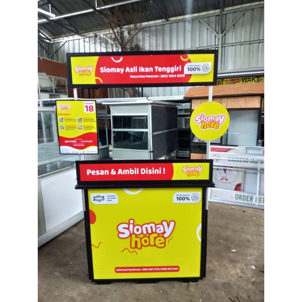 Booth portable siomay hore